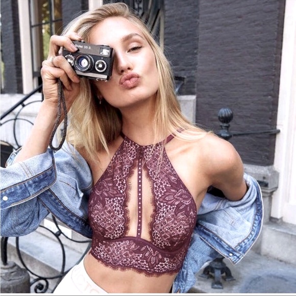 NWT Victoria’s Secret VS Very Sexy Lace High Neck Bra Size 32DD - Picture 6 of 12